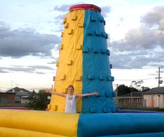 Inflatable Rock Wall  Climbing